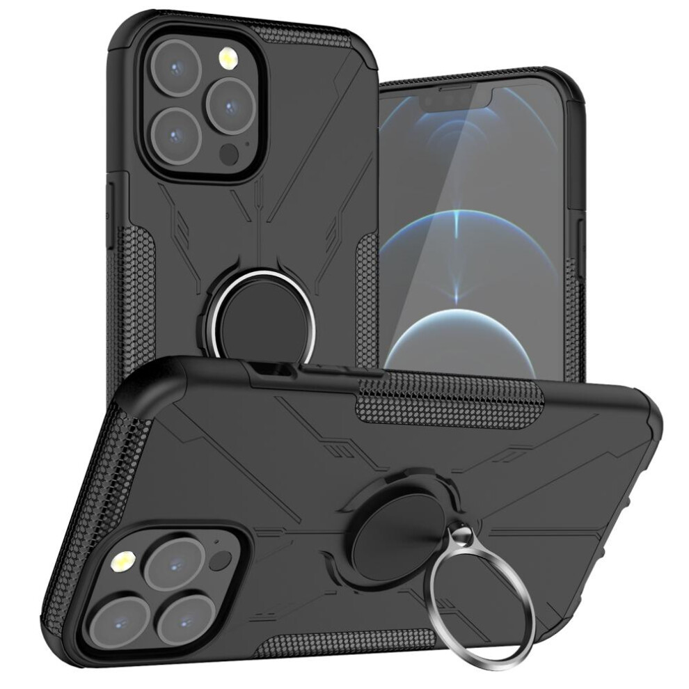 Compatible With Iphone 13 Case, Built-In Rotating Holder, Vertical/Horizontal Stand, Full Body Protective, Heavy Duty Shockproof For Iphone 13/13 9048212866053