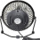 USB-Fan Metal Desktop Fan USB Powered with Switch - Black. 4