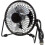 USB-Fan Metal Desktop Fan USB Powered with Switch - Black. 1