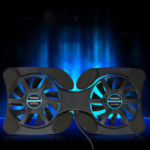 New 2024 Staron Carry Folding Heatsink Laptop Fan Cool Pad, Octopus Radiator, Portable, Strong Wind for Continuous Cooling