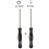 Mosiee2Pcs21-Teeth Slined + A-Circle Εργαλείο ρύθμισης καρμπυρατέρ Κιτ κατσαβιδιών 1