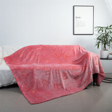 Couverture de Noël Growsl - Douce et chaude, motif sapin phosphorescent, confortable pour le lit ou le canapé, taille S