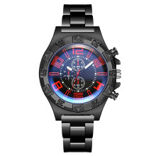 ZKCCNUK Horloge Cadeaus voor Mannen Vader Vriend Heren Sportieve Horloge met Mesh Band Lichtgevend Horloge Heren Holle Kalender Blauw Licht Horloge