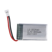 3,7V 800mAh LiPo-Akku, wiederaufladbarer Lithium-Akku 802540 für SYMA X5C X5C-1X5X5SC X5SW M68K60HQ-905CX30RC Quadcopter