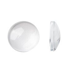 200pc Transparent Glass Cabochons Clear Dome Cabochon for Cameo Photo Pendant Jewelry Making Clear 13.5~14x4mm