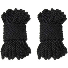 32 Fuß (ca. 9,8 m) langes, 8 mm (1/3 Zoll) dickes, weiches Seidenseil, fest geflochten und gedreht, 10 m langes, dekoratives, starkes