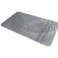 Covoare de baie din spumă cu memorie, frunze, covor de baie, antiderapante, puternic absorbant de apă, microfibră, covor de baie absorbant de