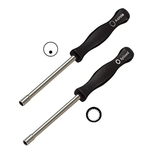 Mosiee2Pcs21-Teeth Slined + A-Circle Εργαλείο ρύθμισης καρμπυρατέρ Κιτ κατσαβιδιών 2