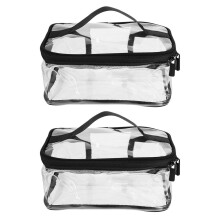 bolsas de viaje para guardar maquillaje, portátiles, con cremallera, ideales para actividades al aire libre.