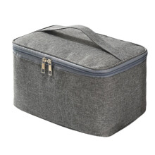 Bolsa de viagem portátil para artigos de higiene pessoal masculina em tecido Oxford X4E5
