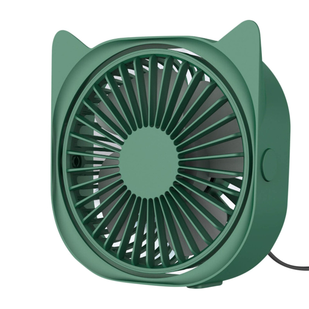 Yobolk Mini Fan Portable 3 Speeds With Night Light, 360 Rotation, Usb Charging, Quiet Tabletop Fan For Home Bedroom, Compatible With Usb Power Bank 9048212918295