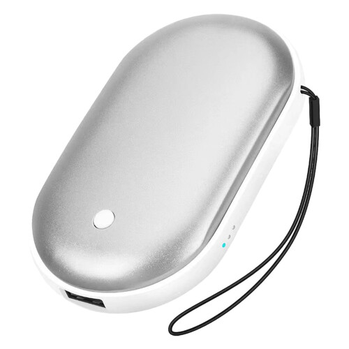 Επαναφορτιζόμενες θερμάστρες χεριών 2400mAh, φορητή θερμάστρα USB, 1