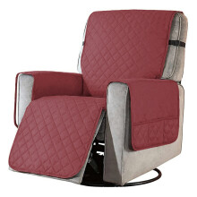 Fundas para sillones reclinables Asija, funda elástica compatible con sillones reclinables, protector de muebles lavable con estampado para sofá o