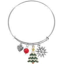 1 buc brățară de Crăciun decorativă pentru încheietura mâinii lanț din aliaj bijuterii cadou ornament