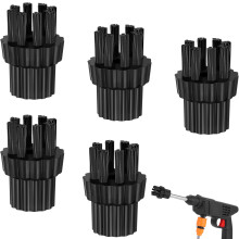 Eease5Pcs mässingsborstemunstycken för ångtvätt