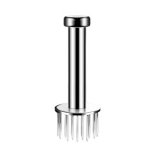 304 Stainless Steel Meat Tenderizer Tool with 25 Needles for Faster Flavor Infusion in Beef Pork Chicken