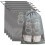 5-pack large dust-proof shoe bags with drawstring and transparent windows 1