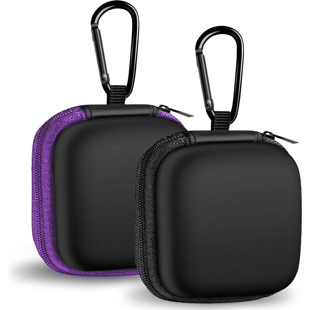 2Pack Square Earbud Case Portable Eva Carrying Case Storage Bag Cell Phone Accessories Organizer 9048212970729