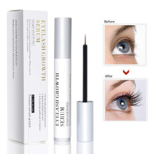 Eyelash Growth Serum and Brow Enhancer for Longer Thicker Lashes with Precision Brush 5ML
