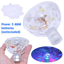 MesaSe LED Disco Light Pool Light Water Drift Lamp Underwater Glow Show Swimming Pool Hot Tub Spa Lamp