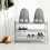 5-pack large dust-proof shoe bags with drawstring and transparent windows 4