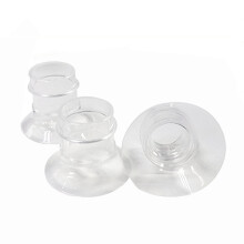 Clear Flange Inserts 17/19/21/24 mm Collection Breast Pump Horn Caliber Size Converter Down to 17,19,21,24 mm