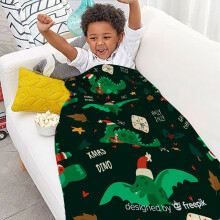 Christmas Snowman Dinosaur Furry Soft Cozy Blanket Wool Flannel Plush Microfiber Blanket For Daybed Sofa