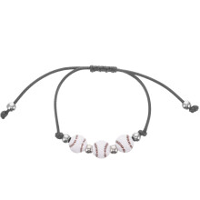 Baseball Bracelet Sports Themed Bracelet Adjustable Bracelet Sports Ball Bracelet