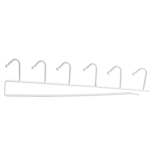 FAGINEY Durable Shelf Hanging Hooks, Iron Black, 2.56"W 1