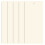 3.5" x 82.5" Ivory Vertical Blind Replacement Slats 1
