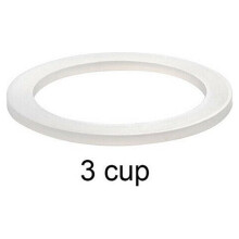 1 pezzo 3 tazze Guarnizione in silicone bianco per Moka Express, anello di tenuta di ricambio compatibile con caffettiera per espresso, accessori per