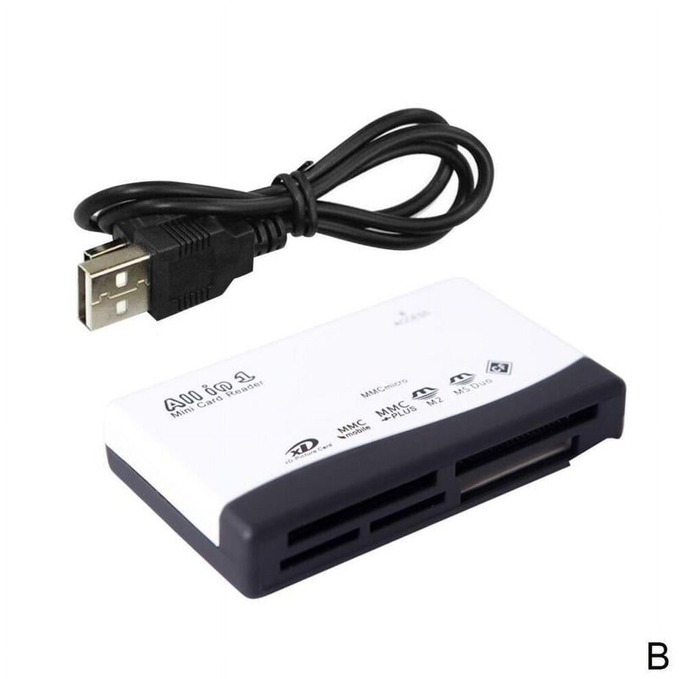 All In One Memory Card Reader Usb External Cf Mmc Mini Ms M2 Xd Mic Uks Q5t4 9191629595426