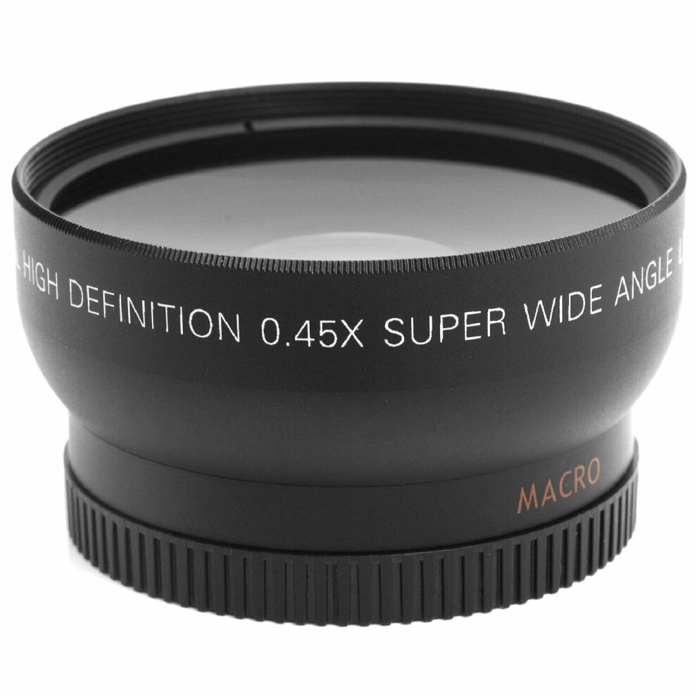 Versatile 0.45X Wide Angle Lens + Macro Lens For 52Mm Cameras Capture Detailed Close-Ups And Panoramas 9191629596768