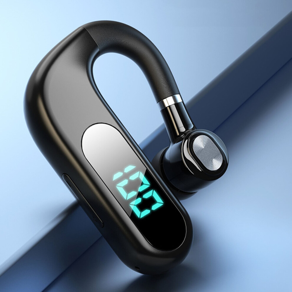 Eqwljwe Single Ear Stereo In-Ear Bluetooth Headphones, Compatible With Iphone & Android, Wireless Handsfree Headset For Business, Sports, Calls, 9191629738250