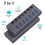 USB 3.0 splitter met 7 poorten, oplaad- en multi-interface hub met schakelaar 1