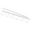 FAGINEY Durable Shelf Hanging Hooks, Iron Black, 2.56"W 3