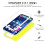 Capa para celular 2 em 1, compatível com iPhone 14 Plus, capa traseira híbrida à prova de choque e quedas em cor sólida. 3