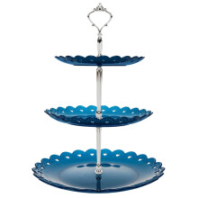 3-lags cupcake-stativ kake dessert bryllup arrangement fest utstillingstårn nytt