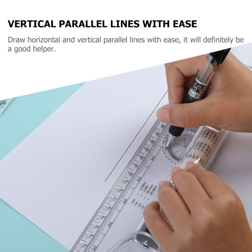 Multi-purpose Rolling Ruler Plastic Measuring Rolling Ruler for Drawing Design 2
