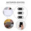 Lot de 3 caches d'objectif pour webcam en ABS 5
