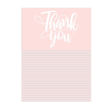 30Pcs Thanks Greeting Cards Letter Multi Styles Smoothly Writing Appreciation Cardstocks for Thanksgiving Day