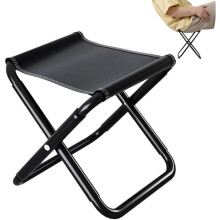 Portable Folding Stool, Heavy Duty Folding Outdoor Chair - Small Lightweight Folding Chair, Compact Outdoor Hiking Alumi