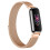 Bracciale Milanese Loop compatibile con Fitbit Inspire3 Oro Rosa 1
