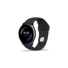 Kompatibel med OnePlus Watch Durable Silicone Armband Walker Svart