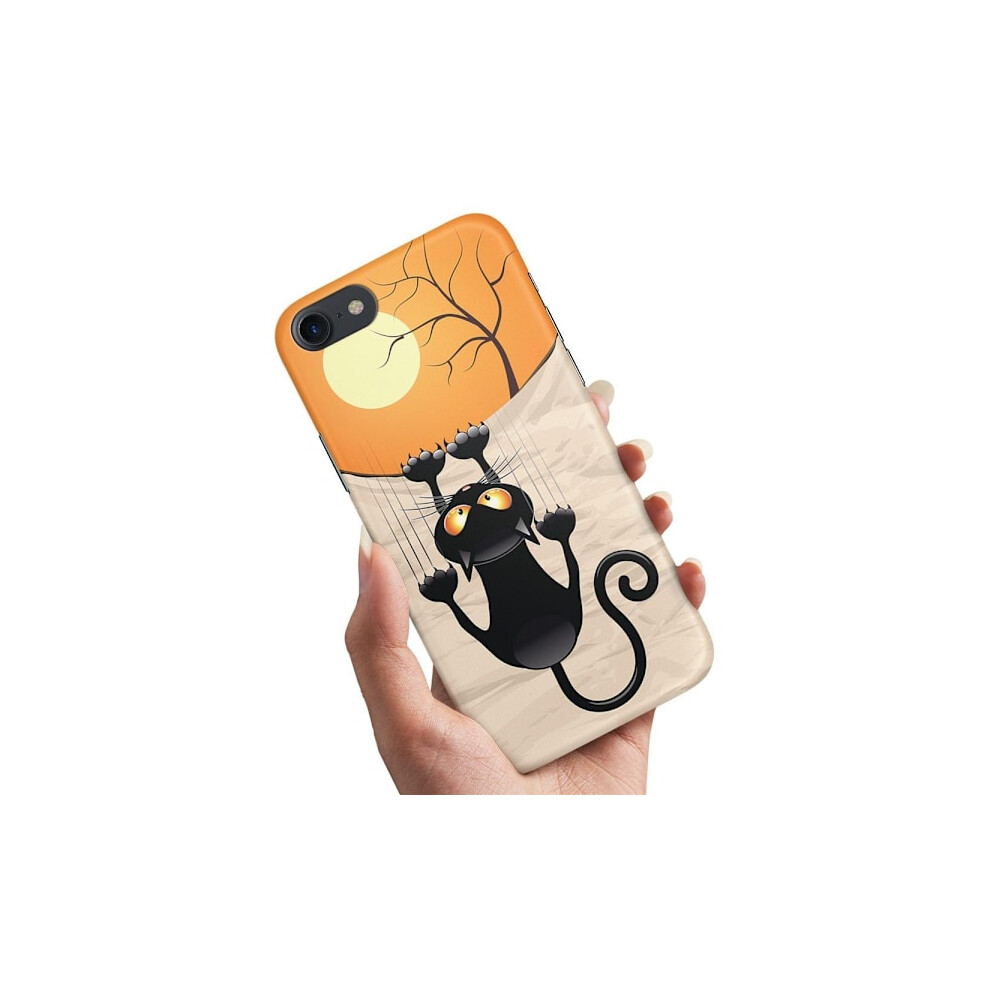 Compatible With Iphone 7/8/Se - Case/Mobile Case Scratching Cat 9423501802613