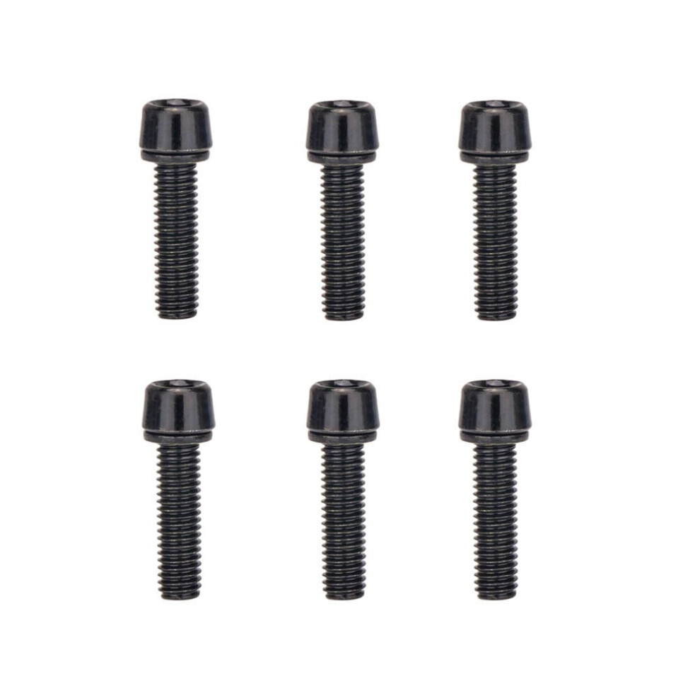 Bike Handlebar Stem Bolts M5*18Mm Purple Quantity 6Pcs M5 Bolts Bicycle 9423501802989