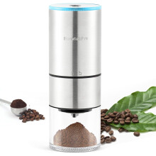 Moulin à café électrique portable, mini moulin à meules coniques en acier inoxydable, réglages ajustables pour café filtre, expresso et café
