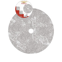 Jupe de sapin de Noël en velours à paillettes - Tapis de protection scintillant personnalisé, compatible avec tous les supports de sapin,