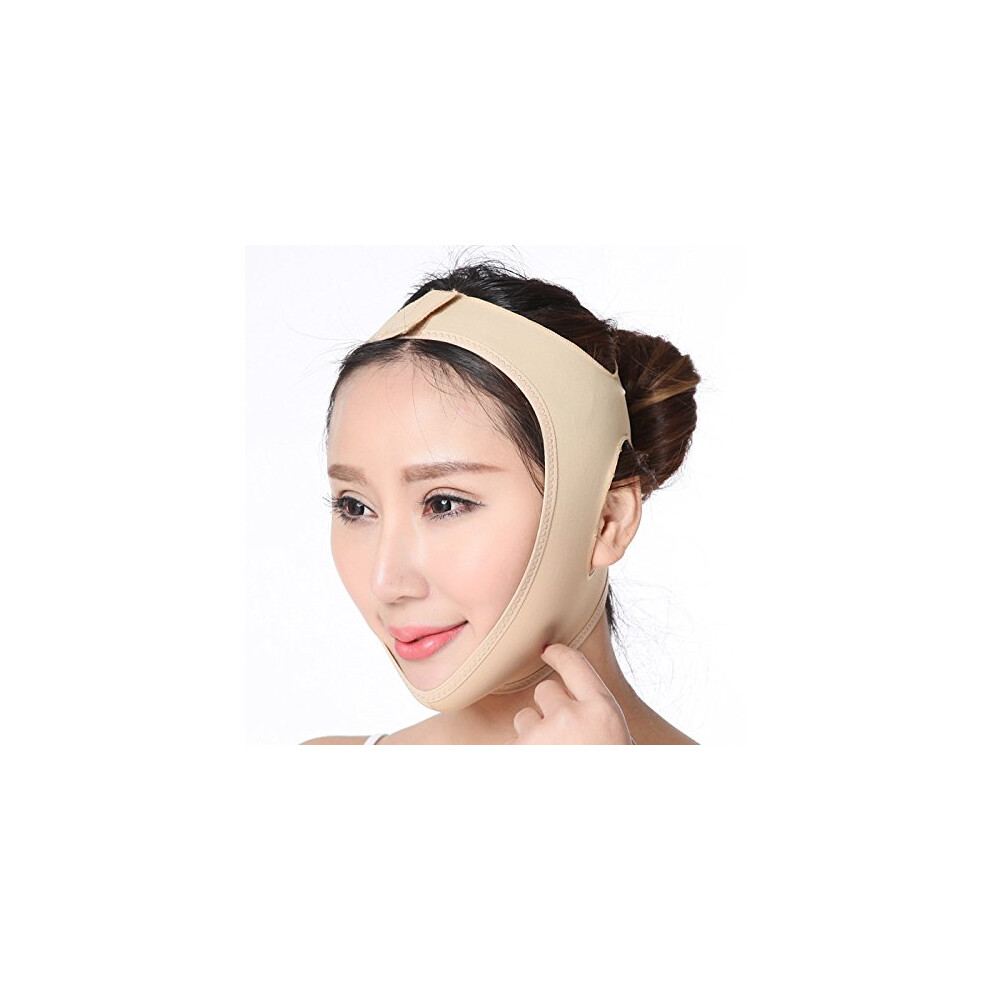 Face Slimming Mask V Line Lifting Strap Double Chin Reducer Band for Overnight Face Contouring