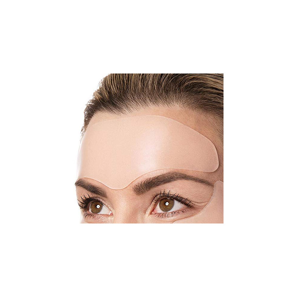 Forehead Wrinkle Patch Reusable Medical Grade Silicone for Overnight Smoothing Frown Lines